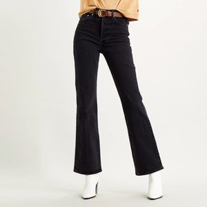 Ribcage bootcut jeans